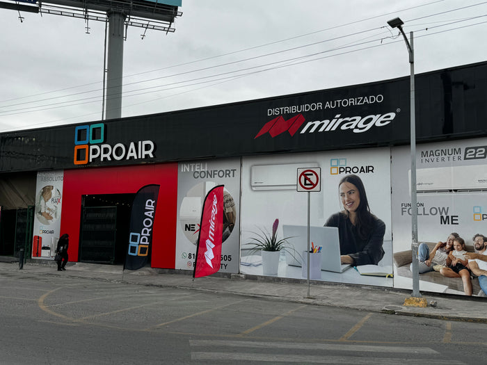 Fachada ProAir — Distribuidor Autorizado Mirage