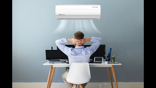 Minisplit Mirage Inverter X en uso diario en oficina en casa