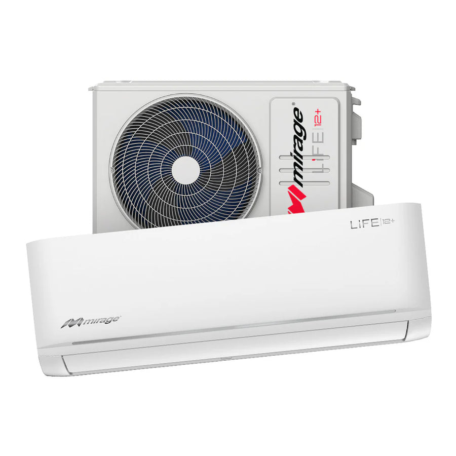 Detalle del minisplit Mirage Life 12+ con Cooling Boost