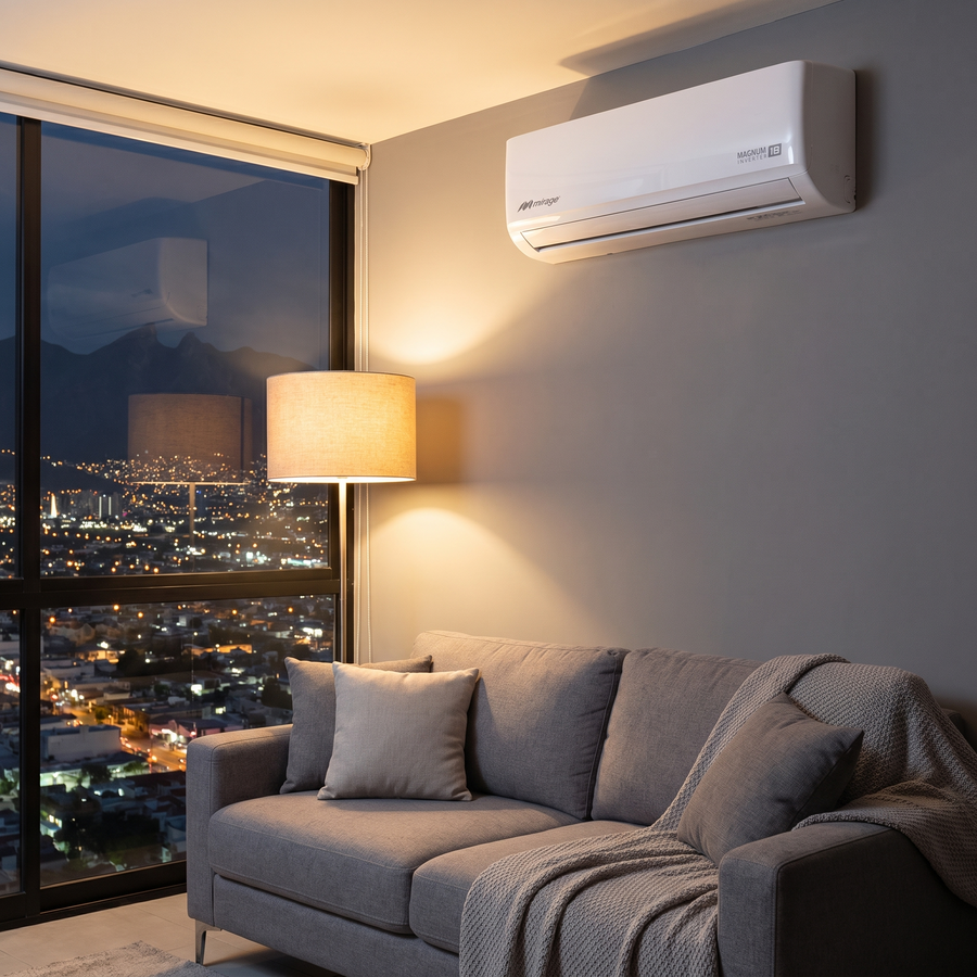 Mirage Magnum 18 Inverter, en sala de noche