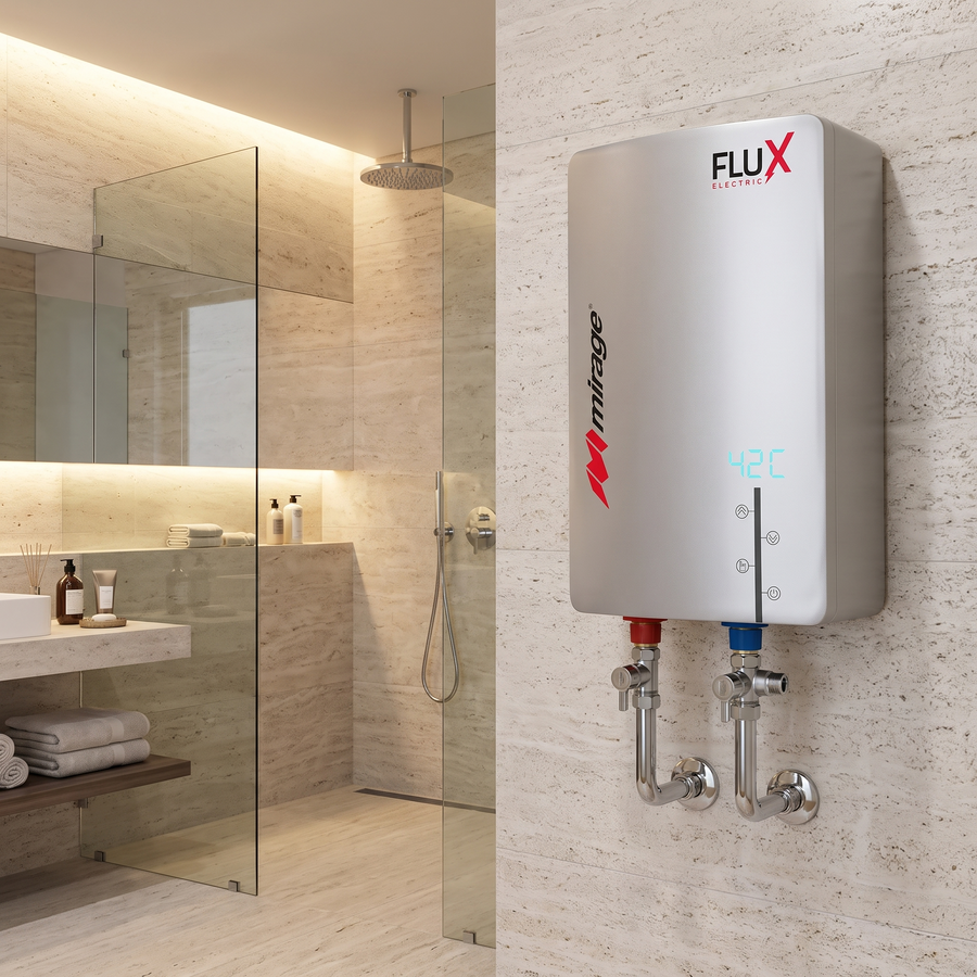 Mirage EFlux eléctrico, en baño